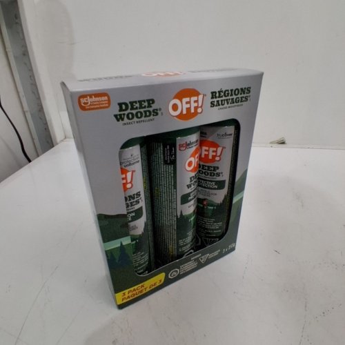 3PK OFF! DEEP WOODS INSECT REPELLENT LONG LASTING PROTECTION - 255G EACH (MODEL: 1191135) image 2
