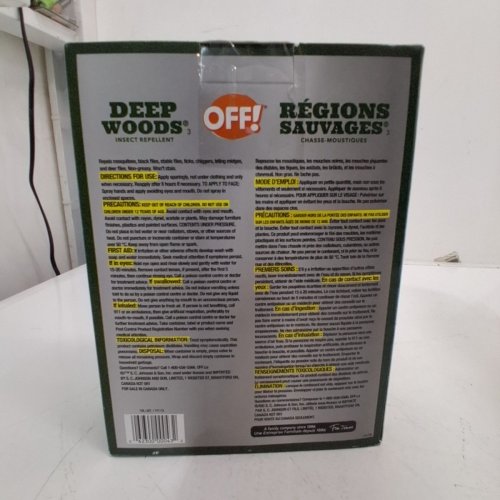 3PK OFF! DEEP WOODS INSECT REPELLENT LONG LASTING PROTECTION - 255G EACH (MODEL: 1191135) image 3