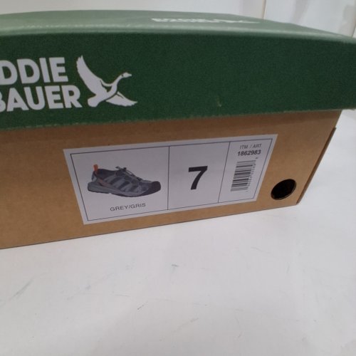MENS EDDIE BAUER ADJUSTABLE FIT SANDALS - SIZE 7 - GREY (ITEM: 1862983) image 2