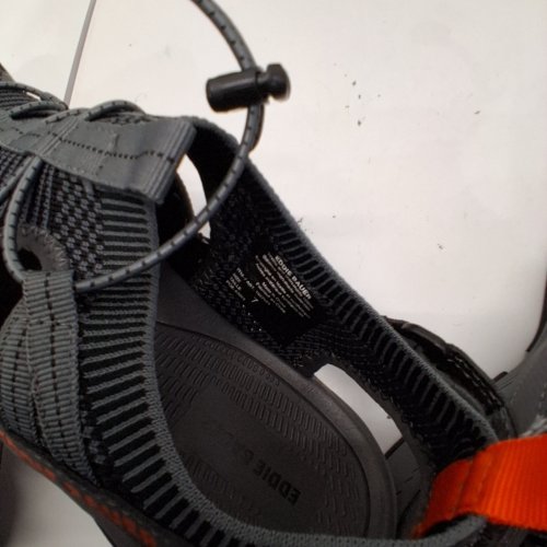 MENS EDDIE BAUER ADJUSTABLE FIT SANDALS - SIZE 7 - GREY (ITEM: 1862983) image 4
