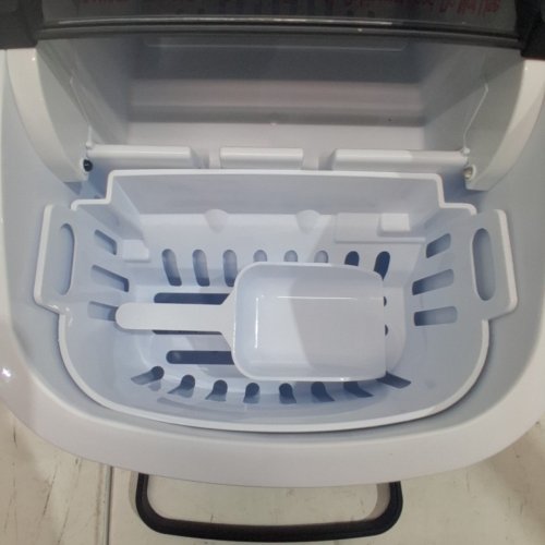 EUHOMY COUNTERTOP ICE MAKER - MAKES 26LBS/DAY - STAINLESS STEEL (MODEL: IM-06S) image 4