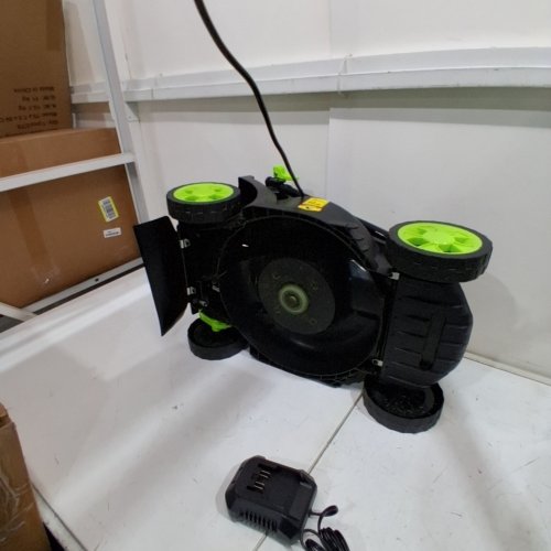 STEELITE CORDLESS ELECTRIC BATTERY OPERATED PUSH LAWN MOWER -20V - BLACK / GREEN (MODEL: DG500-2) image 3