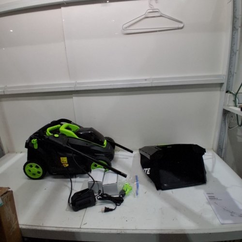 STEELITE CORDLESS ELECTRIC BATTERY OPERATED PUSH LAWN MOWER -20V - BLACK / GREEN (MODEL: DG500-2) image 5