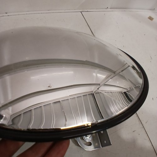VISION OUTDOOR ACRYLIC CONVEX MIRROR - 18" - BLACK (MODEL: OC1800) image 3