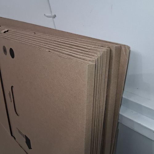 10PK AMAZONBASICS UBOXES MEDIUM SIZE MOVING BOXES WITH HANDLES - 19" X 14.5" X 15.5" image 3