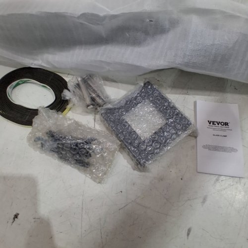 VEVOR GLASS CLAMP RAILING FOR 0.39"-0.47" THICKNESS TEMPERED GLASS - 37.4" image 3