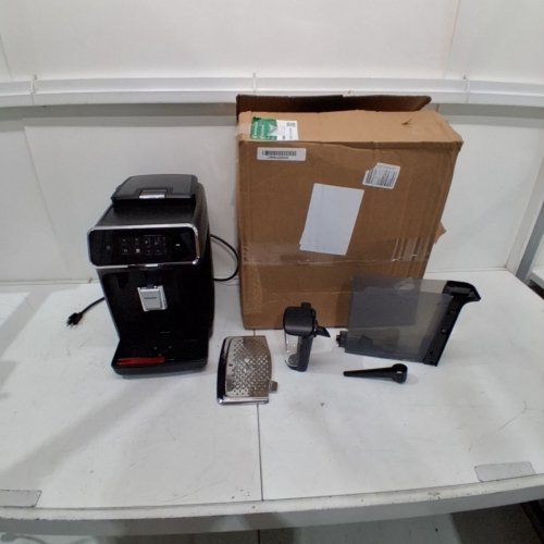 PHILIPS 2300 SERIES LATTEGO FULLY AUTOMATIC COFFEE & ESPRESSO MAKER WITH BUILT-IN MILK FROTHER & GRINDER - BLACK (MODEL: EP2330) image 3