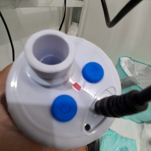 ELECTRIC RECHARGEABLE PORTABLE CAMPING SHOWER - BLUE/WHITE image 2