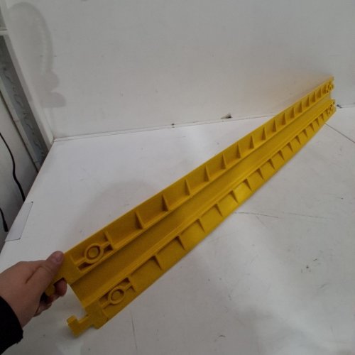PYLE CABLE PROTECTOR COVER RAMP CORD/WIRE SAFETY - 40" X 5" - YELLOW (MODEL: PCBLCO19) image 3