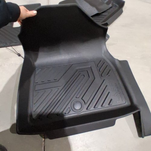 6PC LASFIT ALL WEATHER FLOOR MAT WITH BACKREST COVER - FOR 2026 HONDA PASSPORT - BLACK (MODEL: XS-HN22A) image 3