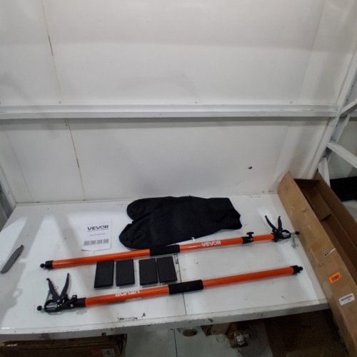 2PK VEVOR QUICK SUPPORT ROD - 45.7" - 114.2" - ORANGE/BLACK (MODEL: JF-ZCG003-8114) image 3