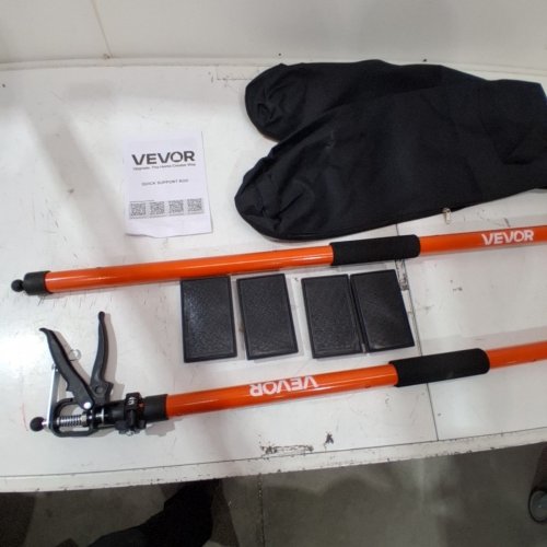 2PK VEVOR QUICK SUPPORT ROD - 45.7" - 114.2" - ORANGE/BLACK (MODEL: JF-ZCG003-8114) image 4