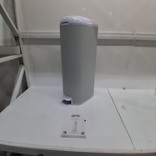 DIAPER GENIE PLATINUM STAINLESS STEEL DIAPER PAIL - 27" - GREY image 2