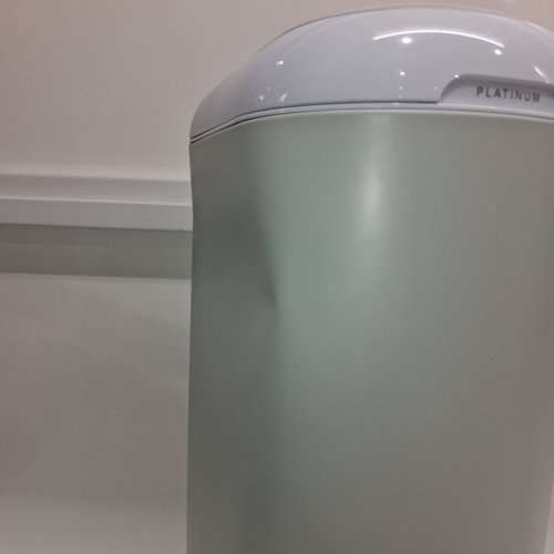 DIAPER GENIE PLATINUM STAINLESS STEEL DIAPER PAIL - 27" - GREY image 3
