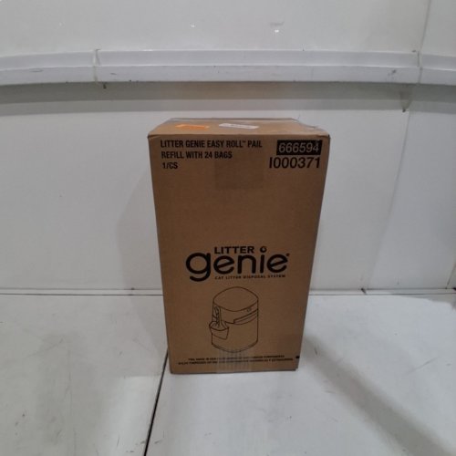 LITTER GENIE PAIL STYLE CAT LITTER WASTE DISPOSAL SYSTEM - WHITE/GREY (MODEL: 00666594210890) image 4