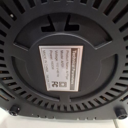 MULTIFUNCTRIONAL AIR FRYER - 11.8" X 11.8" X 14.76" - WHITE (MODEL: AF01) image 4