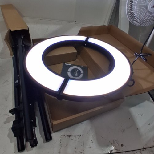 BOWER FOLDABLE RING LIGHT WITH RGB LIGHTS- 12" - BLACK (MODEL: WSC-RGB12SLIM) image 3