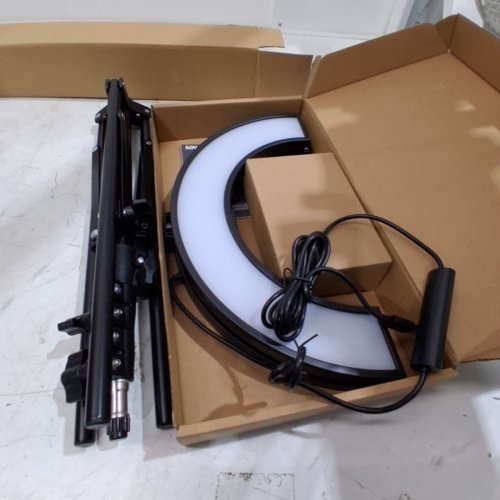 BOWER FOLDABLE RING LIGHT WITH RGB LIGHTS- 12" - BLACK (MODEL: WSC-RGB12SLIM) image 5