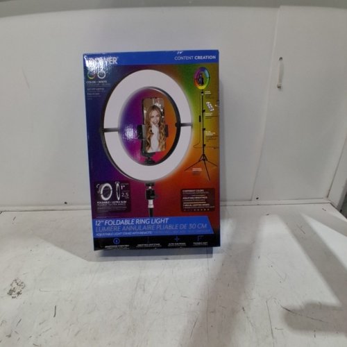 BOWER FOLDABLE RING LIGHT WITH RGB LIGHTS- 12" - BLACK (MODEL: WSC-RGB12SLIM) image 6