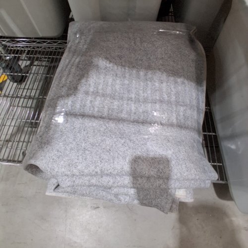 MACHINE WASHABLE NON-SLIP AREA RUG - 9FT X 12FT- BLUE AND BEIGE image 4