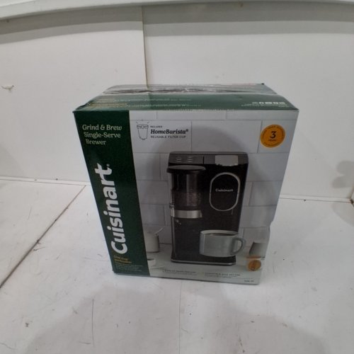 CUISINART GRIND & BREW SINGLE-SERVE COFFEE MAKER - BLACK (MODEL: DGB-2C) image 6