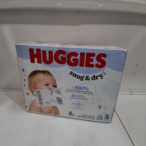 136PK HUGGIES DISNEY BABY SNUG AND DRY DISPOSABLE DIAPERS - SIZE 5 (27LB+) image 3