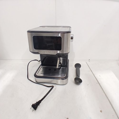 CHEFMAN CRAFTBREW 15-BAR PUMP DIGITAL ESPRESSO MAKER WITH STEAM WAND FOR LATTE & CAPPUCCINO - 1.5L - BLACK / SILVER (MODEL: RJ54-SS-15-D-AM) image 3