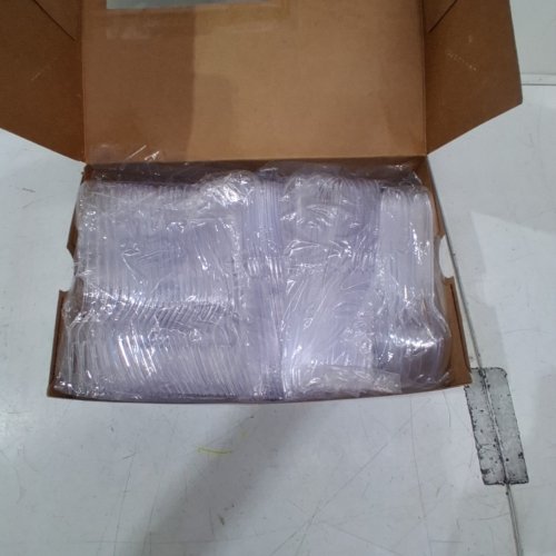360PC KIRKLAND CRYSTAL CLEAR PLASTIC CUTLERY SET - CLEAR (MODEL: 12648) image 4
