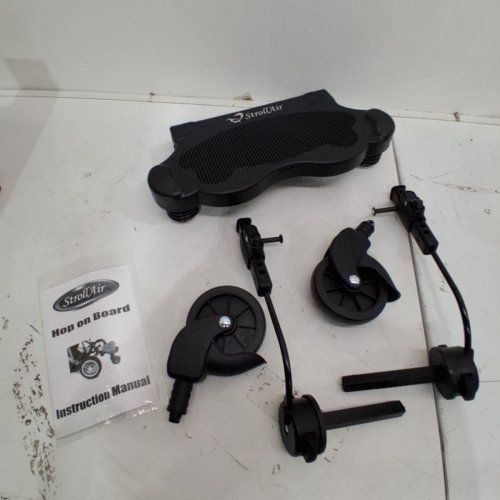 STROLLAIR HOP ON BOARD UNIVERSAL STROLLER RIDING BOARD ATTACHEMENT - BLACK (MODEL:7076) image 2