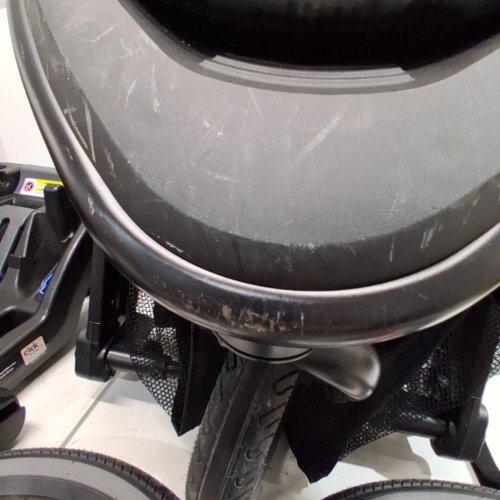 GRACO FAST ACTION FOLD CLICK CONNECT JOGGER LX TRAVEL SYSTEM WITH SNUG RIDE 35 PIAZZA, - 4-35LBS MAX - BLACK / GREY - (MODEL: 2115426) image 5