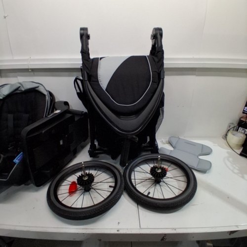 GRACO FAST ACTION FOLD CLICK CONNECT JOGGER LX TRAVEL SYSTEM WITH SNUG RIDE 35 PIAZZA, - 4-35LBS MAX - BLACK / GREY - (MODEL: 2115426) image 7