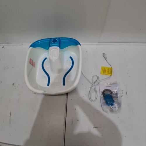 HOMEDICS BUBBLEMATE FOOTSPA WITH HEAT MAINTENANCE - 120V 30W 60HZ - WHITE/BLUE (MODEL: FB-55A-1PK) image 3
