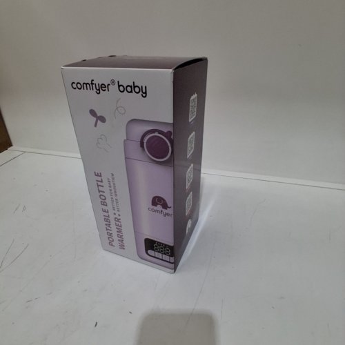 COMFYER BABY 2-IN-1 PORTABLE BABY BOTTLE WARMER PRO WITH BUILT-IN STERILIZER, DUAL MODES FOR MILK & WATER - 17OZ - PURPLE (MODEL: BW02) image 5