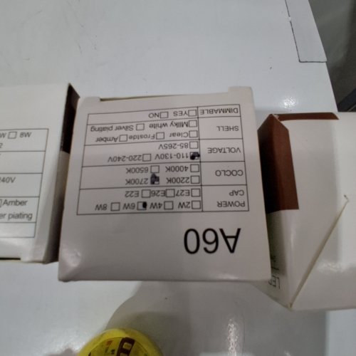 4PK LED FILAMENT BULB - 4W, 110-130V, 2700 K, A60 - AMBER image 3