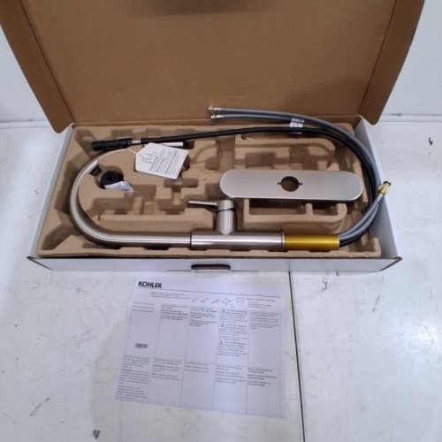 KOHLER RODEAN PULL-DOWN KITCHEN FAUCET - STAINLESS STEEL (MODEL: 1806389) image 2