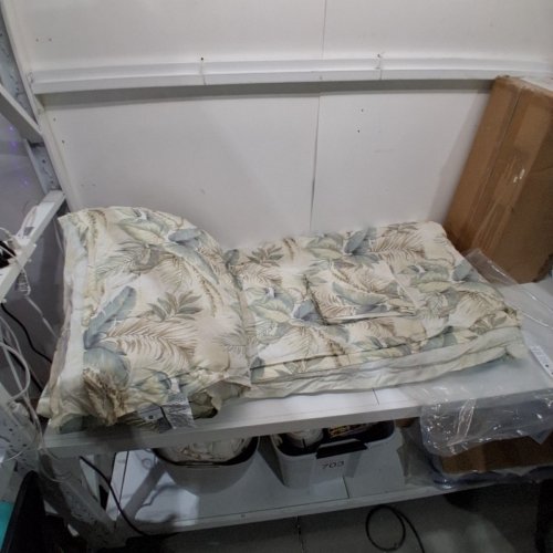 3PC TOMMY BAHAMA COMFORTER SET - KING - WHITE/BLUE image 2