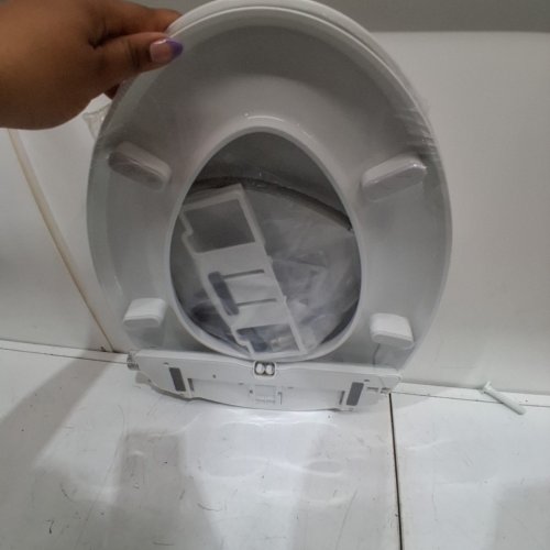 BRONDELL SWASH ECOSEAT NON-ELECTRIC SLOW-CLOSE BIDET TOILET SEAT - FITS ELONGATED TOILETS 18"-19.5"/5.5"-8" BOLT SPREAD - WHITE (MODEL: S101-EW) image 3