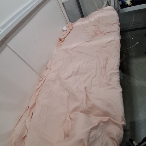 2PC YANTAI 100% POLYESTER COMFORTER - TWIN SIZE - LIGHT PINK image 3