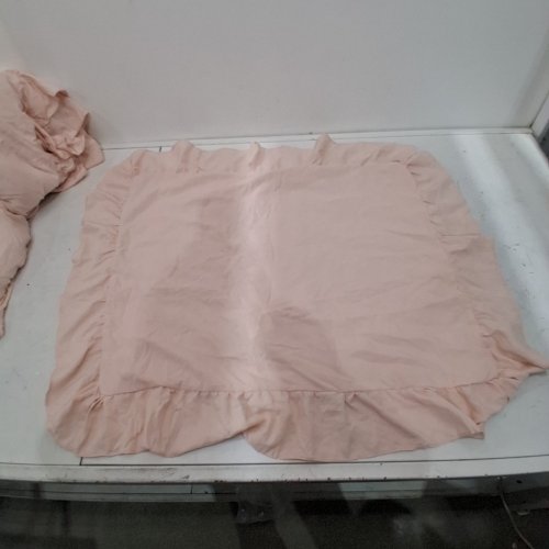 2PC YANTAI 100% POLYESTER COMFORTER - TWIN SIZE - LIGHT PINK image 4