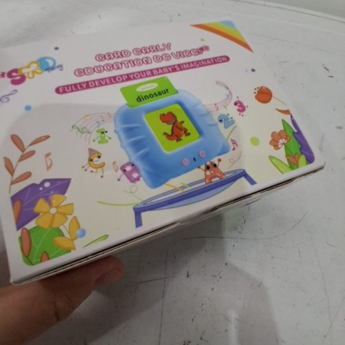 192PK KIDS TIMINGSXD spanish AND ENGLISH FLASH CARD WITH EDUCATIONAL VOCABULARY POCKET TOY - AGES 2+ - BLUE image 3