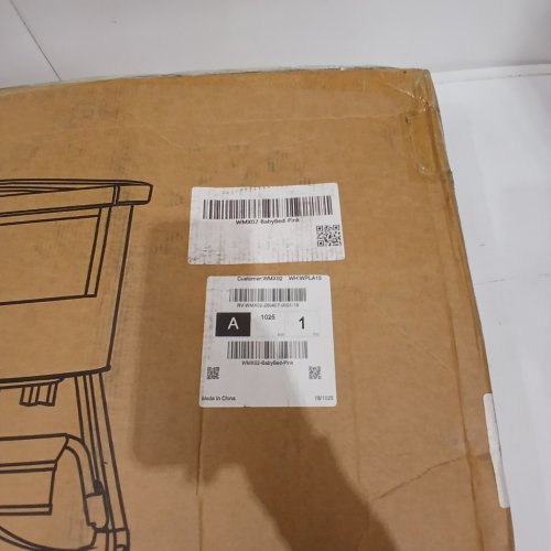 BEDSIDE BABY BASSINET WITH ADJUSTABLE BED HEIGHTS - PINK (ITEM: WMX02) image 2