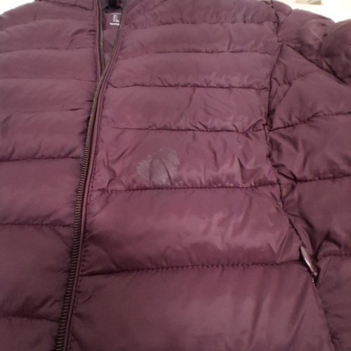 WOMENS AMAZON ESSENTIALS PLUS SIZE LIGHTWEIGHT LONG-SLEEVE FULL-ZIP WATER-RESISTANT PACKABLE PUFFER JACKET - LARGE - BURGUNDY (STYLE: W-S17AE10007) image 4