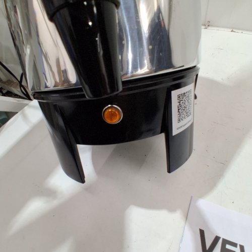 COMMERCIAL COFFEE URN DISPENSER/ELECTRIC BOILER FOR FAST BREWING - 42 CUPS - 120 V - STAINLESS STEEL/BLACK (MODEL: FCMLA042) image 2