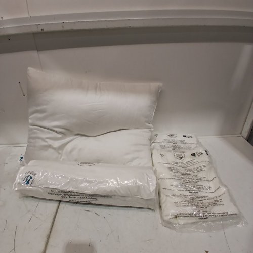 2PK SQUISHMALLOW SOFT AND FIRM DENSITY SQUISHPILLOWS WITH PILLOW COVERS - STANDARD - WHITE (MODEL: SQPL00291-100125-MV) image 3