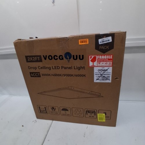 4PK VOCGOUU DIMMABLE LED FLAT PANEL LIGHTS - 3000K/4000K/5000K/6000K - 2FT X 2FT - WHITE image 4