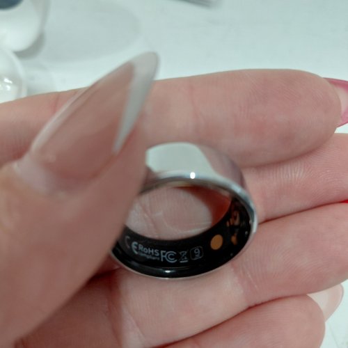 UNBRANDED ECTRI SMARTPHONE APP HEALTH TRACKER SMART RING - SILVER image 3