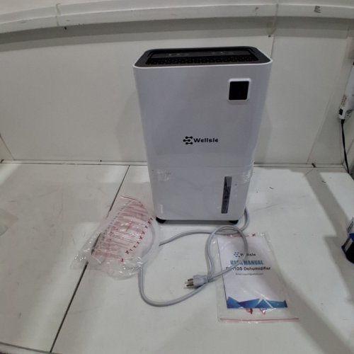 WELLSLE DEHUMIDIFIER FOR BEDROOM AND BASEMENT WITH SMART HUMIDITY CONTROL- 34 PINTS/2000SQ.FT - WHITE (MODEL: PD11DS-12L) image 3