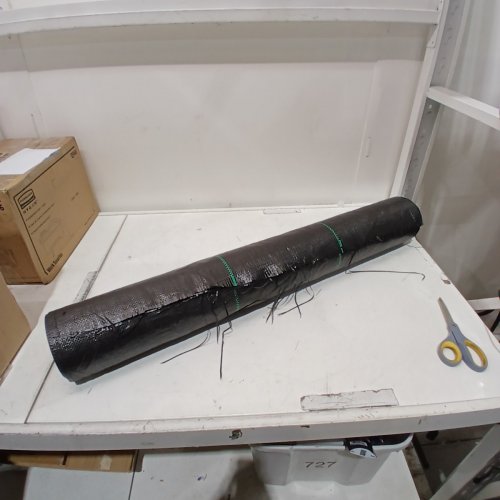 HEAVY DUTY FABRIC BARRIER WITH HIGH PERMEABILITY WEED BARRIER - 3FT WIDE - BLACK image 2
