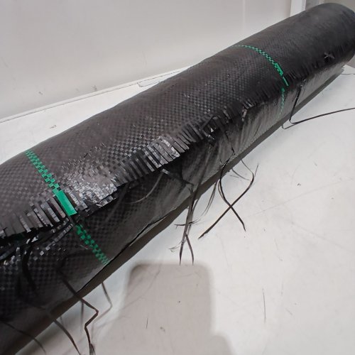 HEAVY DUTY FABRIC BARRIER WITH HIGH PERMEABILITY WEED BARRIER - 3FT WIDE - BLACK image 3