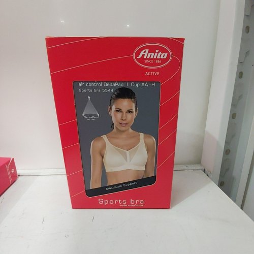 WOMEN'S ANITA ACTIVE AIR CONTROL DELTA PAD SPORTS BRA - 36F - SMART ROSE (STYLE: 5544) image 2